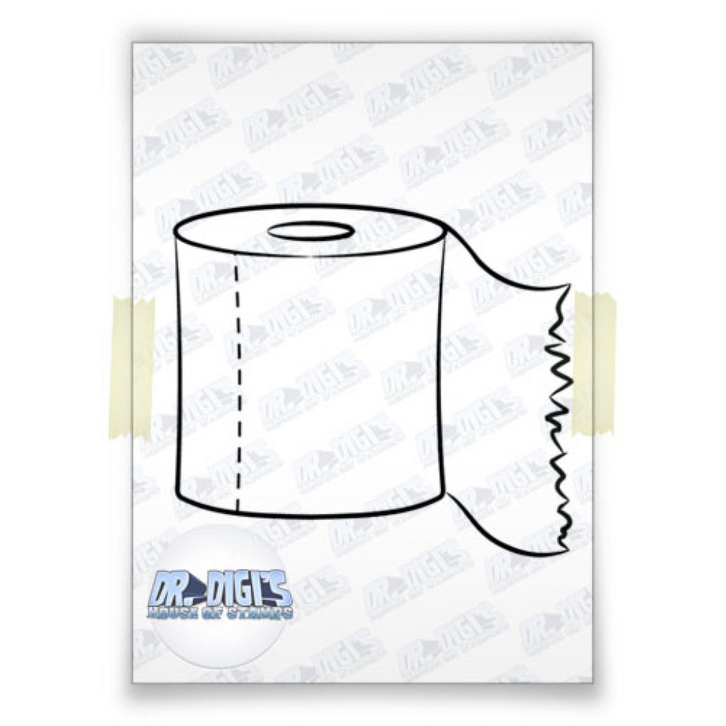 Toilet Paper Stamp